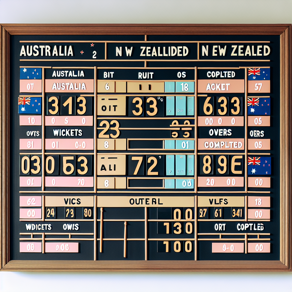 Aus vs nz score