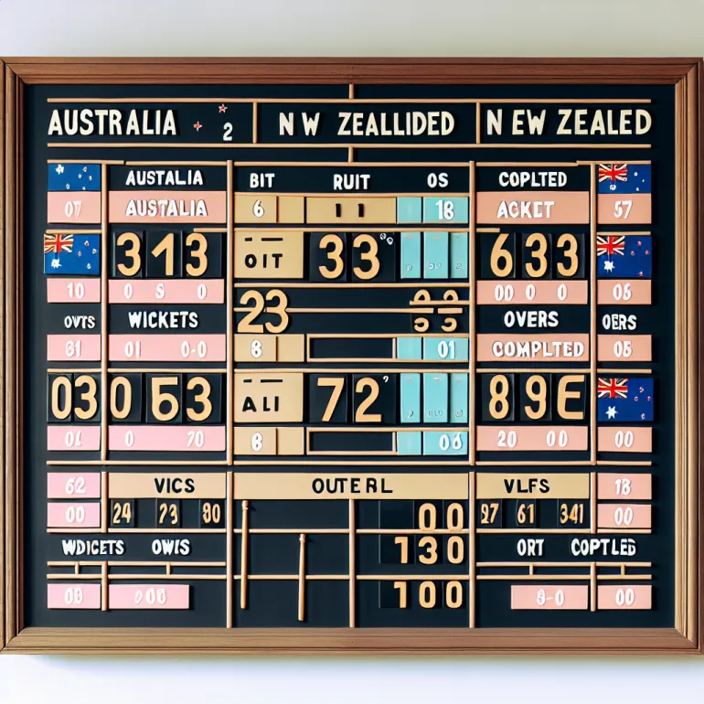 Aus vs nz score