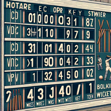 Recent cricket score