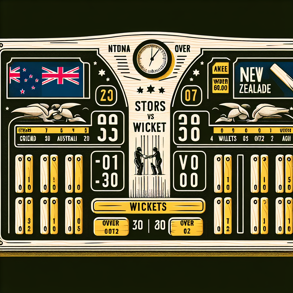 aus vs nz score