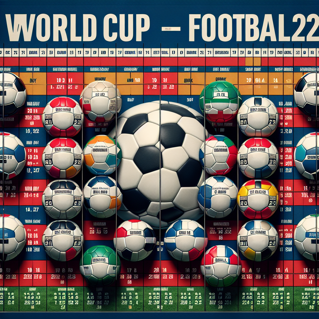 world cup football 2022 schedule